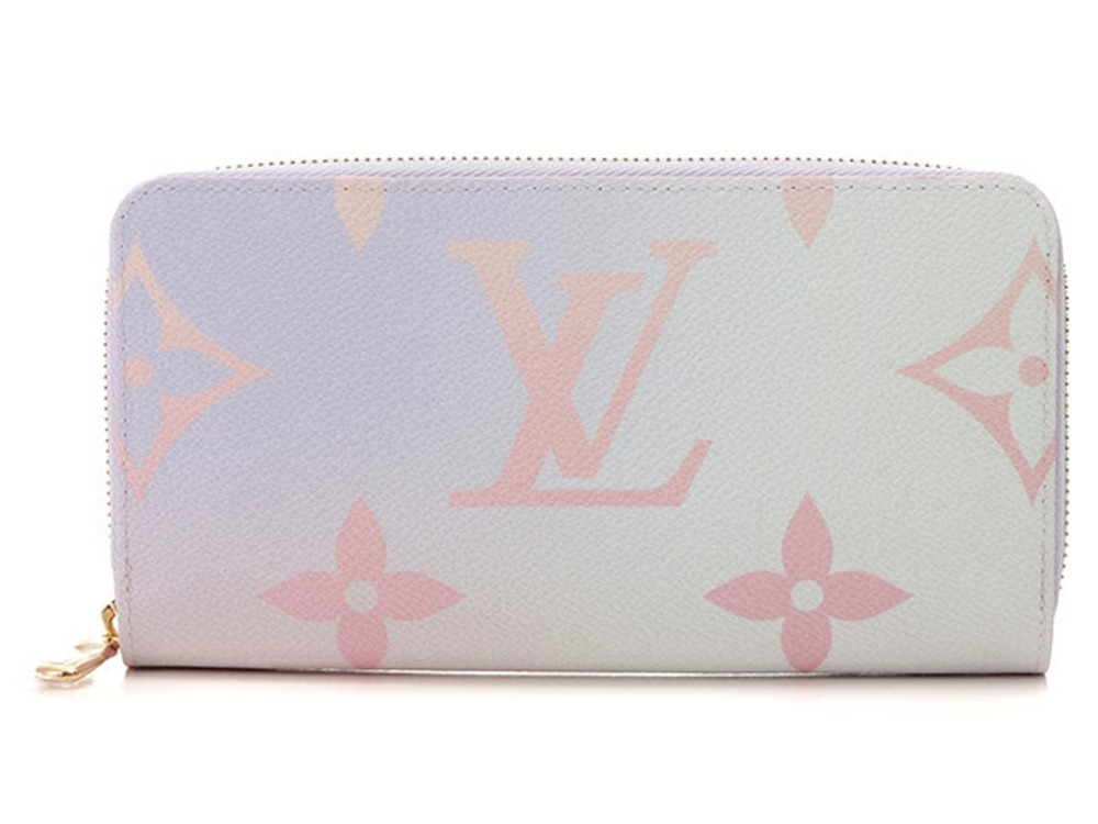 LOUIS VUITTON Zippy Wallet Monogram Sunrise Pastel